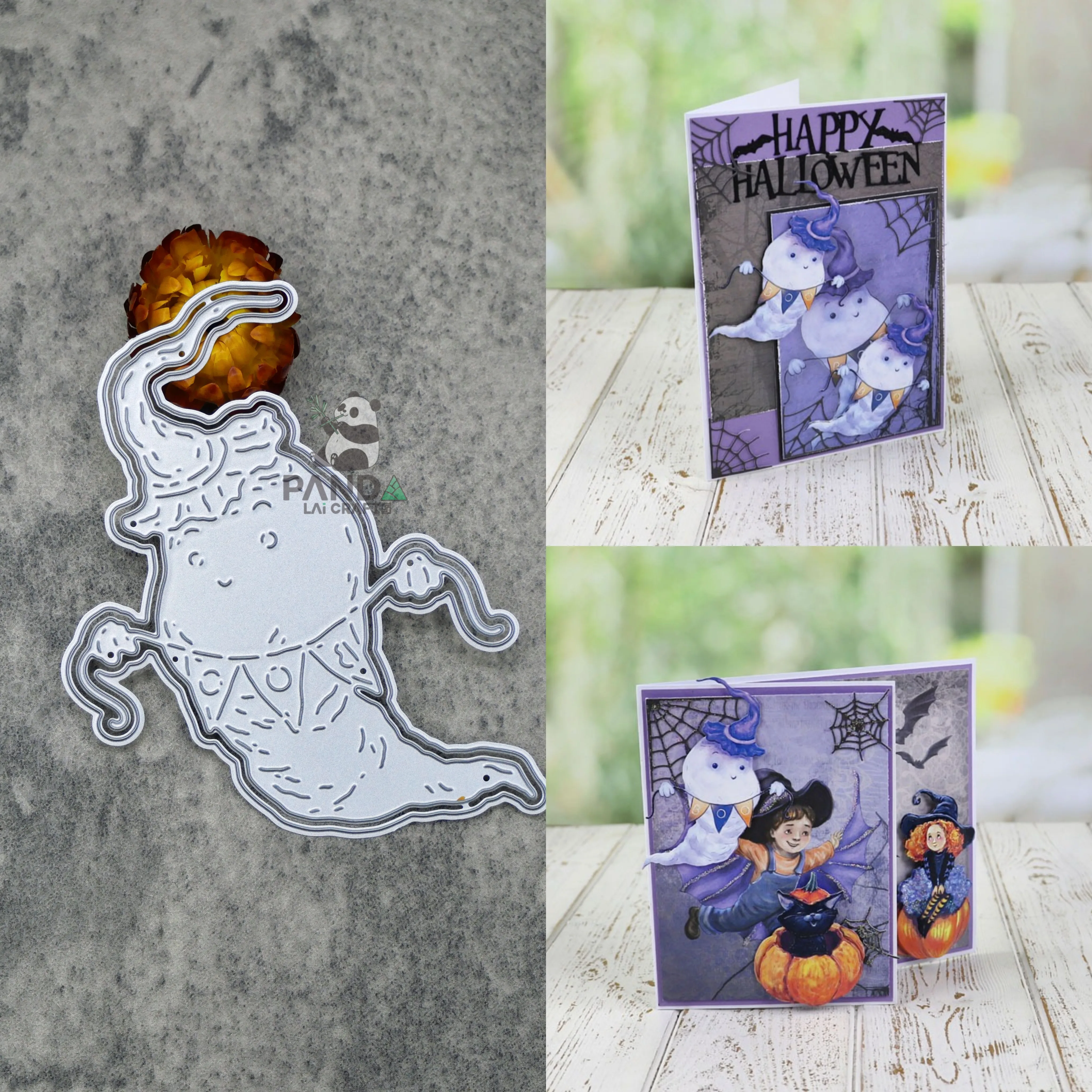 ¡PANDALAI Boo! Juego de troqueles de corte de Metal, álbum de bricolaje, grabado decorativo, tarjeta de papel, hoja artesanal, punzón, plantillas para álbum de recortes