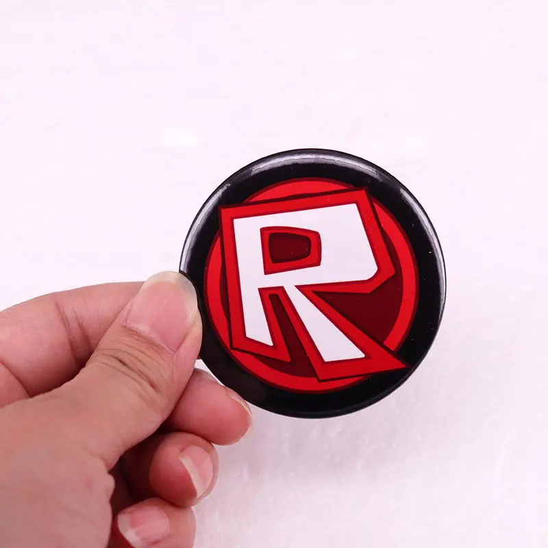 Roblox الإبداعية الكرتون المعادن المينا بروش شارات على ظهره الملابس التلبيب السترات الجينز اكسسوارات مجوهرات الديكور بطاقة