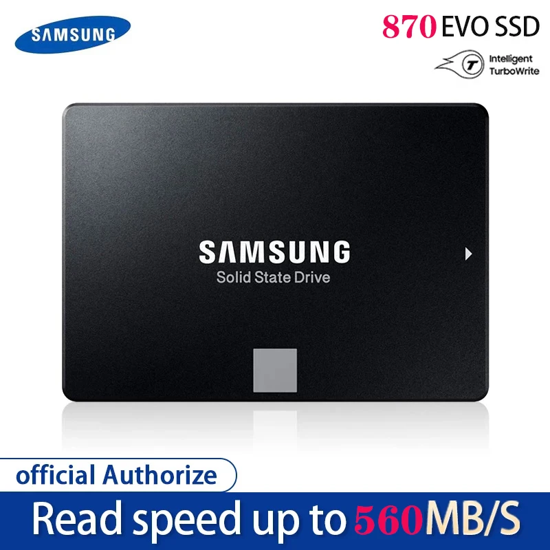 100%Samsung 870 EVO SSD 1TB 500GB  250GB Internal Solid State Disk HDD Hard Drive SATA3 2.5 inch Laptop Desktop PC Disk HD SSD4T