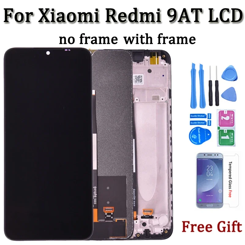 6.53 inches Screen For Xiaomi Redmi 9AT Display LCD Touch Screen Digitizer For M2006C3LVG LCD Replacement Phone Parts Assembly