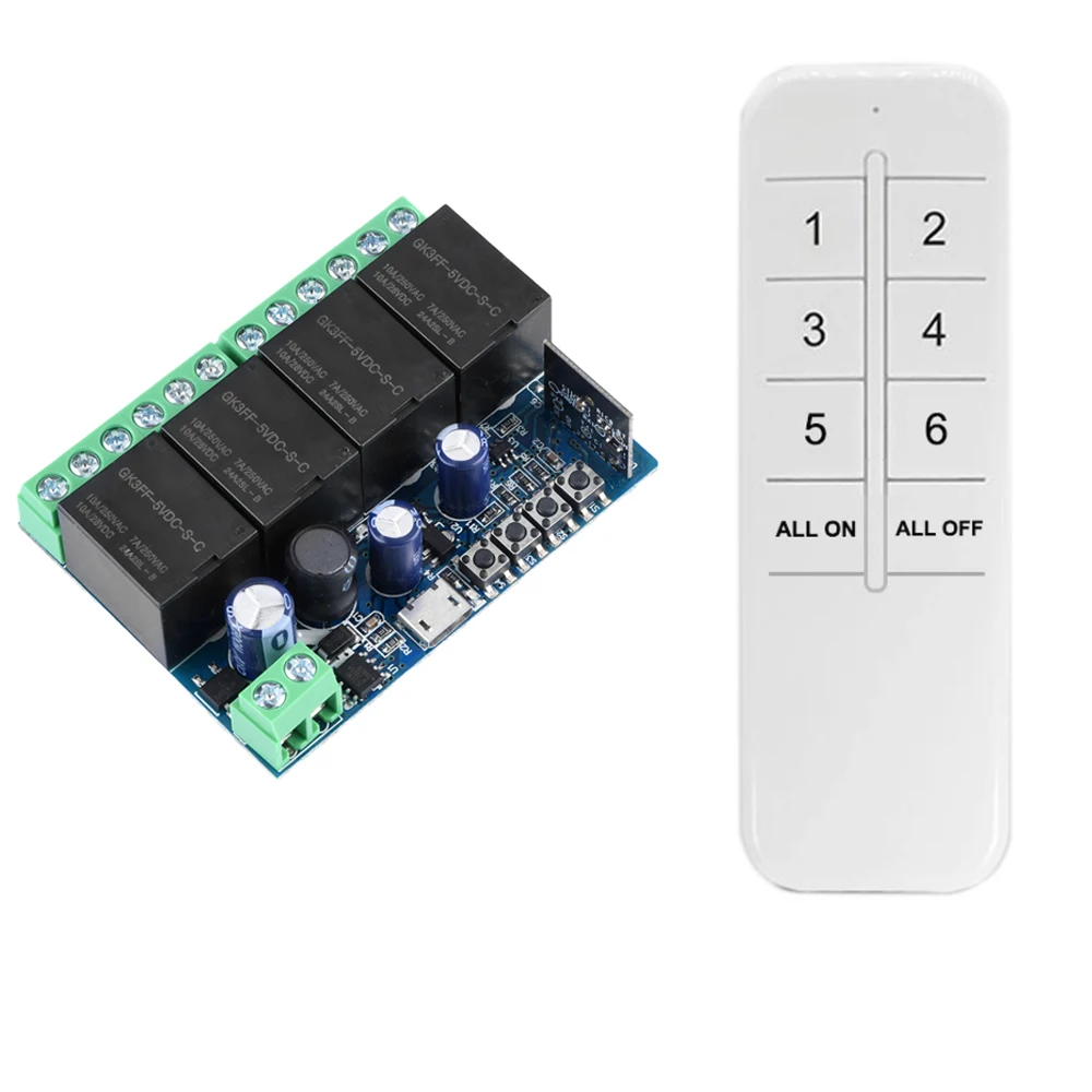 EWeLink Smart Wifi Switch modulo relè intelligente DC 5V 12V 24V interruttore Wireless a 4 canali Timer telecomando per telefono per Google Home