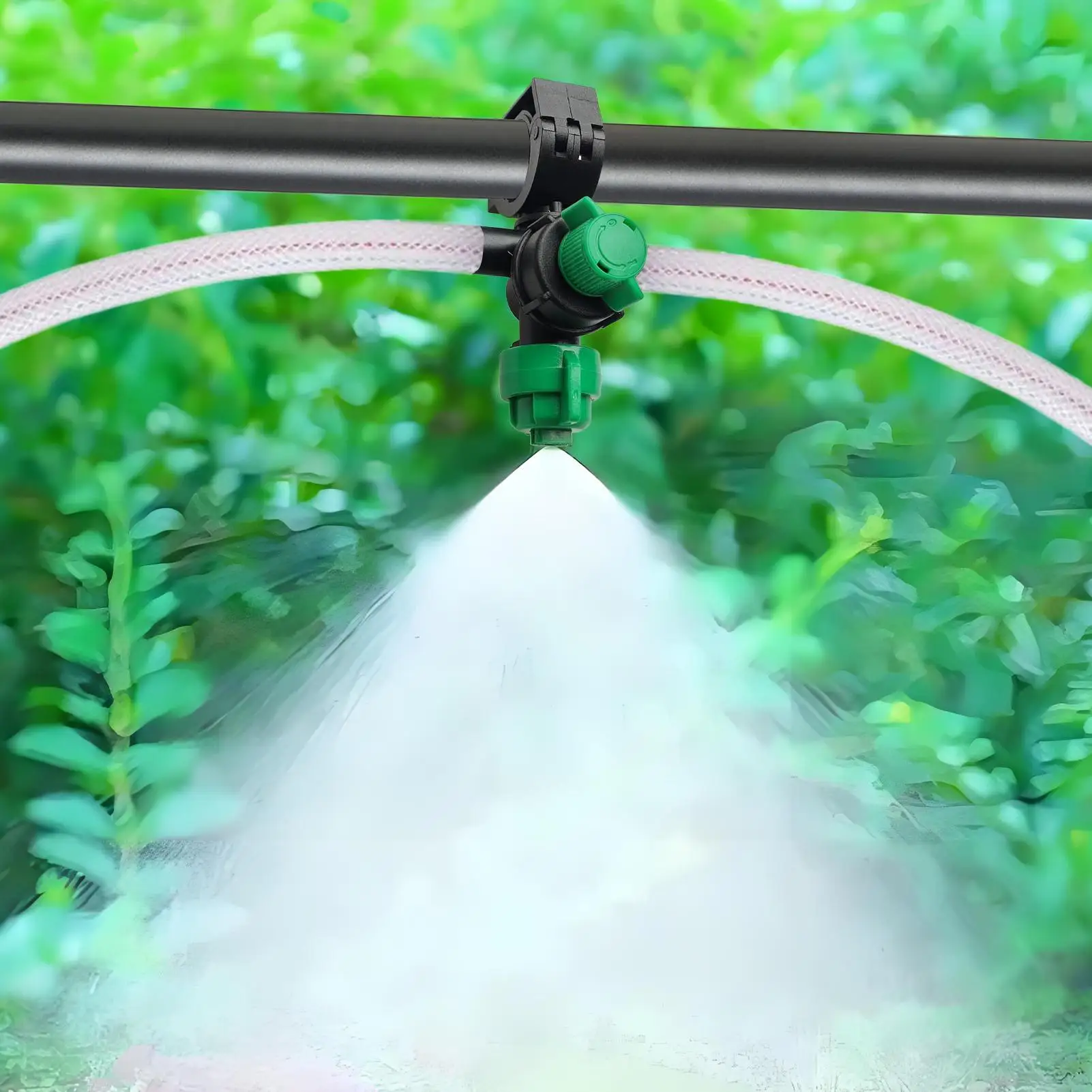 Misting Nozzles Irrigation Nozzle Fan Shaped Gardening Mister Head For Spraying Sprinkling Garden Outdoor Lawn Gardening Growing