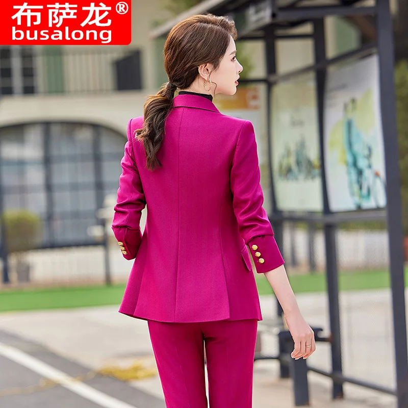 High-Grade Suit Jacket Women's Spring Wear Fashionable Temperament President Waist Slimming Formal Wear Manager Professional Tai