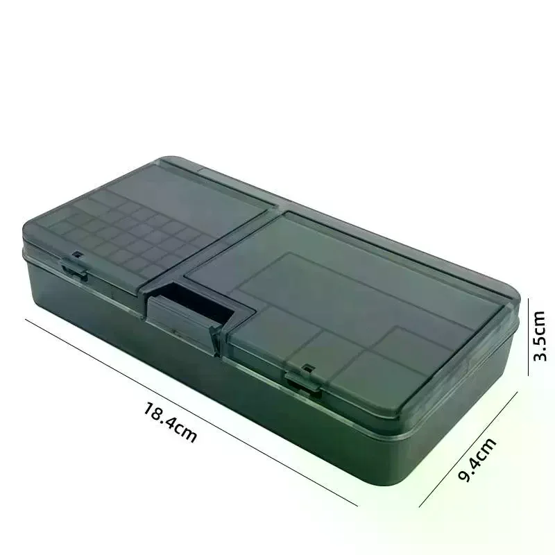 1Pcs Screw Accessories Organization DIY Storage For Phone Repair Tool Bright Black Double-layer Electronic Component Storage Box