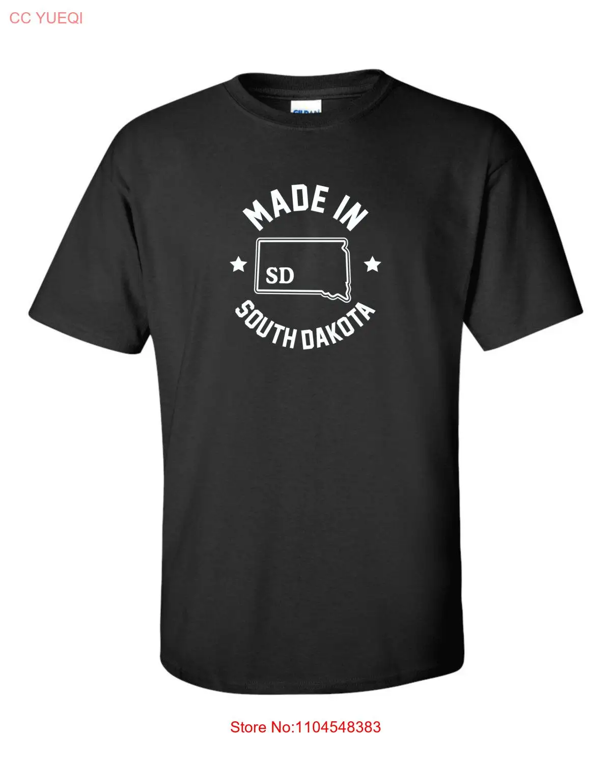 New Made In South Dakota T Shirt Choose From Over 30 Colors 15 Print Available Sizes S 4XL 6 0 oz 100 Cotton