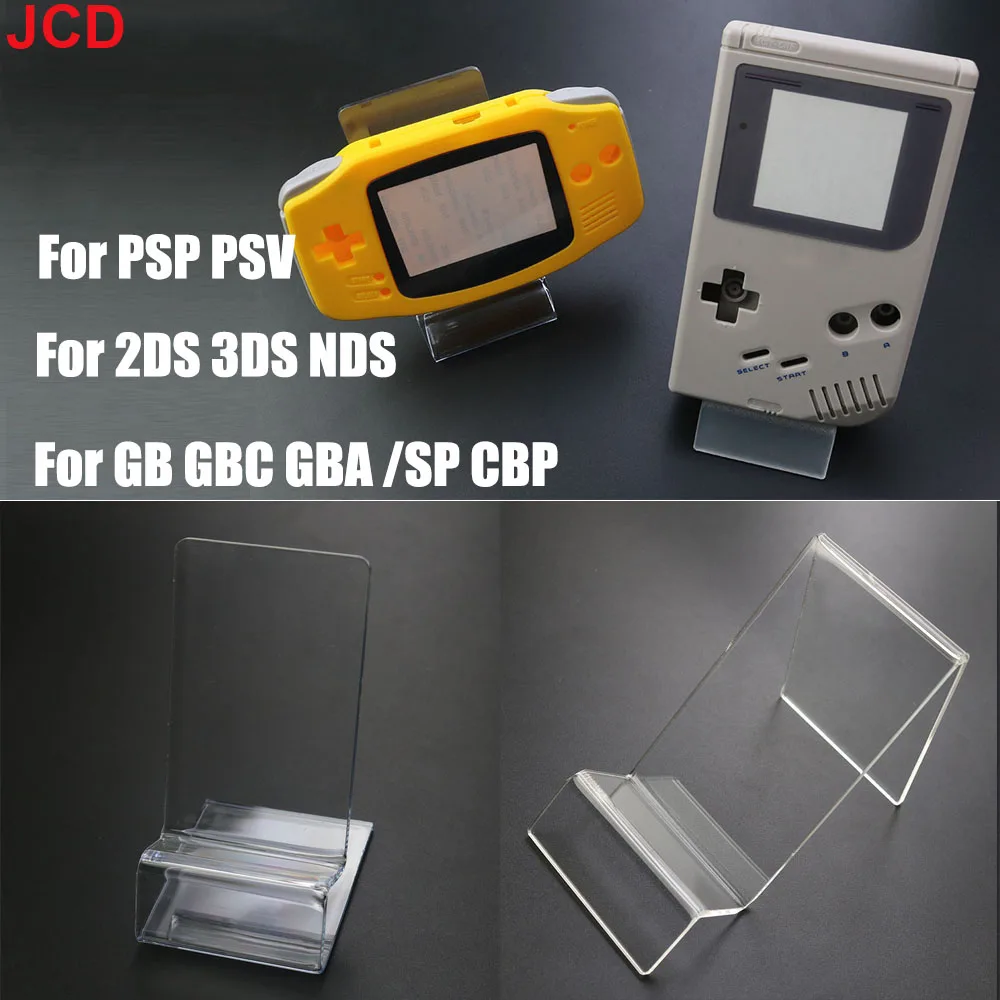 JDC 1pcs For Gameboy GB GBC GBA GBP PSP NDS 3DS 2DS PSV Psvita Mobile Game Console Portable Bracket Acrylic Display Stand