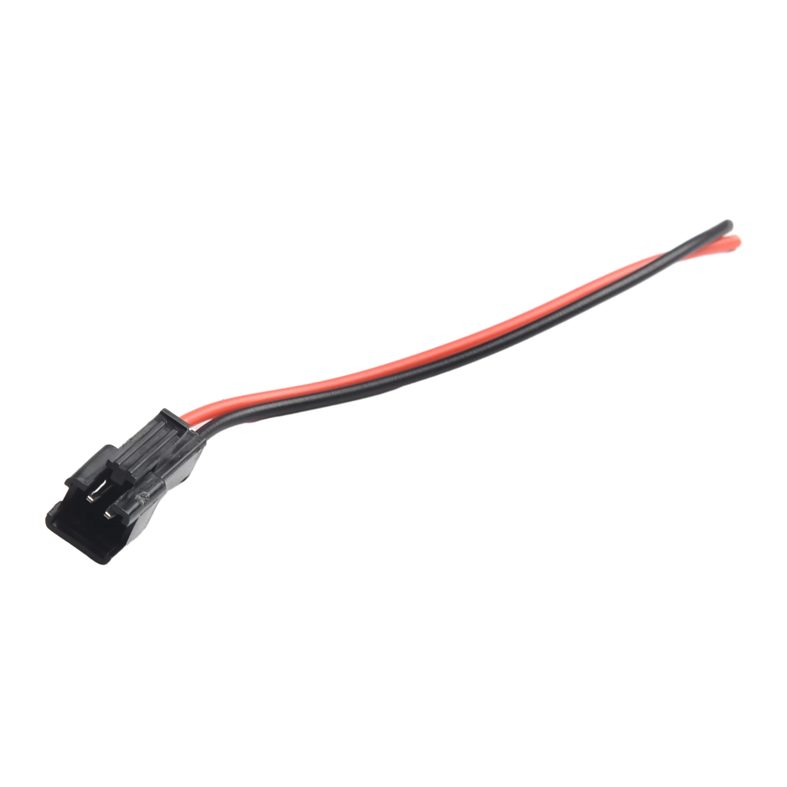 Male / Female Connected 2.54mm Cable Connector Plug Head Red/ Black SM 2-Pin Wires 24AWG Universal Professional