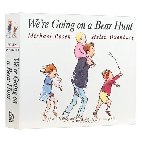 We’re are Going on a Bear Hunt, Baby Children's books aged 2 3 4, English picture Classic Board book, 9780689815812