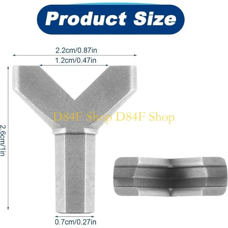 D84F 10Pcs Y Shaped Cup Hook Tool Set for Kitchen Under Cabinet Installation