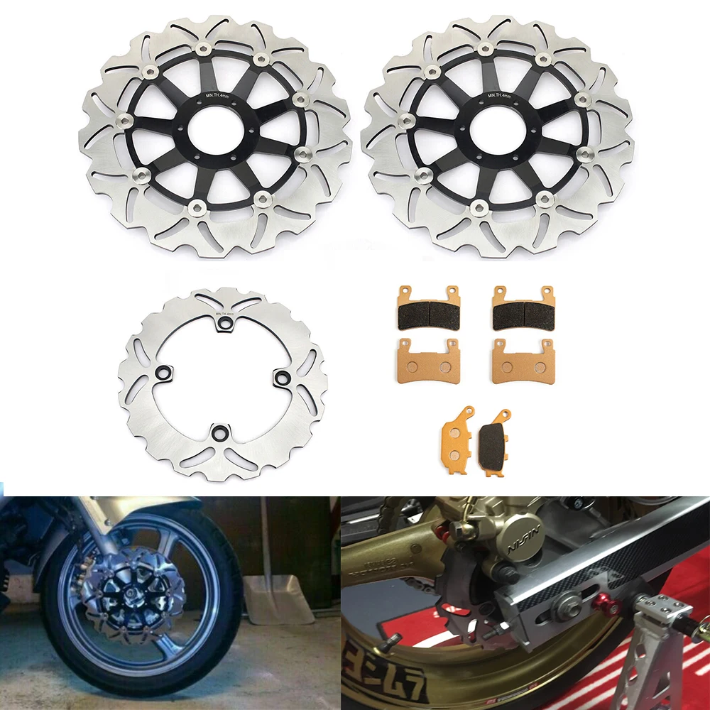 BIKINGBOY Vordere und Hintere Bremsscheiben, Bremsbeläge CBR600F SuperSport F3 95 96 97 98 CBR 600 F4 F4i 99 00 01 02 03 04 05 06 07 – Detail 10