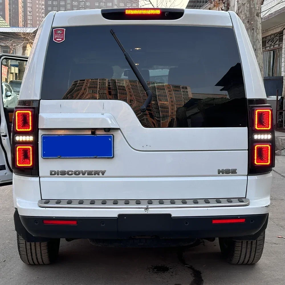 

Для Land Rover Discovery 4 2010-2016 автоматические задние фонари, обновленный стример, аксессуары для динамического света, светодиодные автомобильные задние фонари в сборе