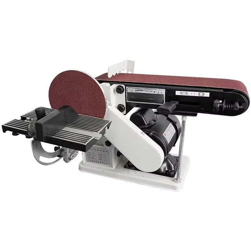 

FS-450 450W Electric Wide Belt Disc Sander DIY Wood Working Grinding Machine with 220V Motor for Sanding