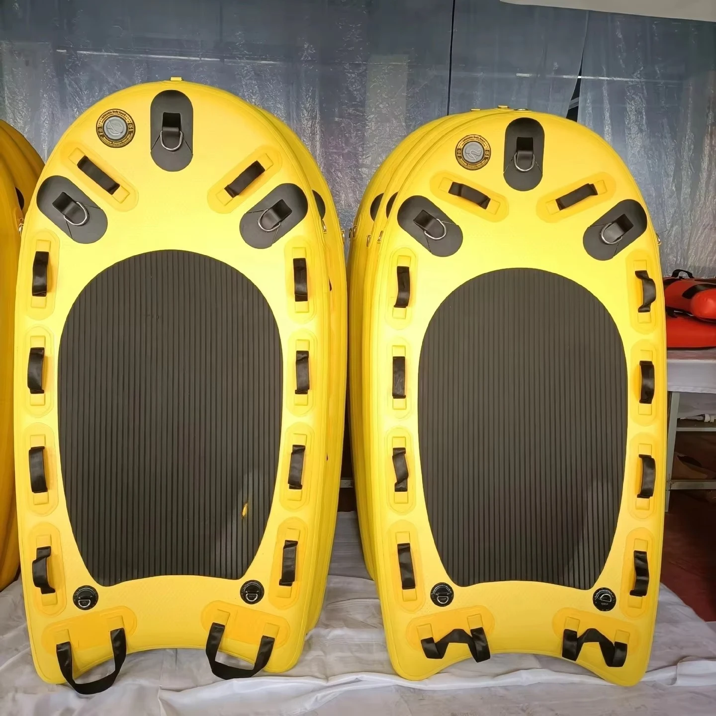 175cm Inflatable Rescue Board for Surfing & Drifting DWF Material Customizable Size Marine Rescue Equipment