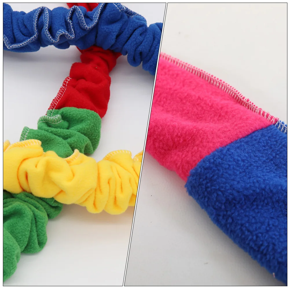 

7.8Ft Stretchy Band Elastic Pulling Rope Group Play Pe Exercise Equipment Outdoor Activity Prop Durable Multi-Colored