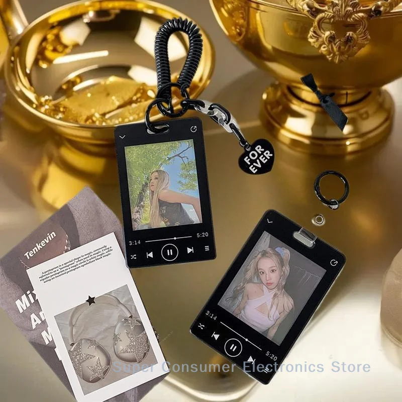 Smart Sound Machine Star Snapshot Carrier School ID Sleeve Image Showcase - Protective Memorabilia Case Keyfob Handbag Dangler