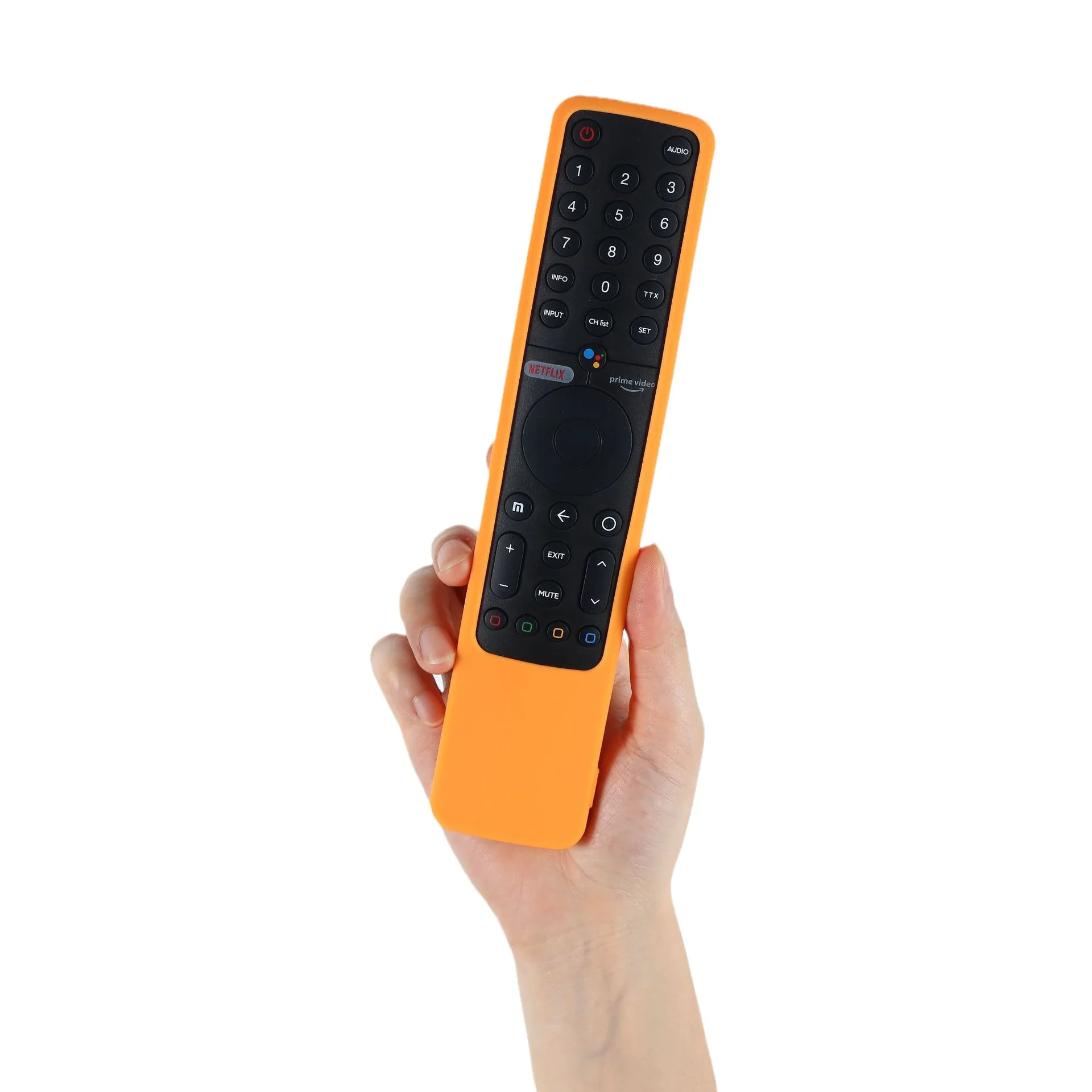 

For Xiaomi XMRM-19 TV Remote Control Silicone Protective Cover Case Shockproof Anti-drop Anti-scratch