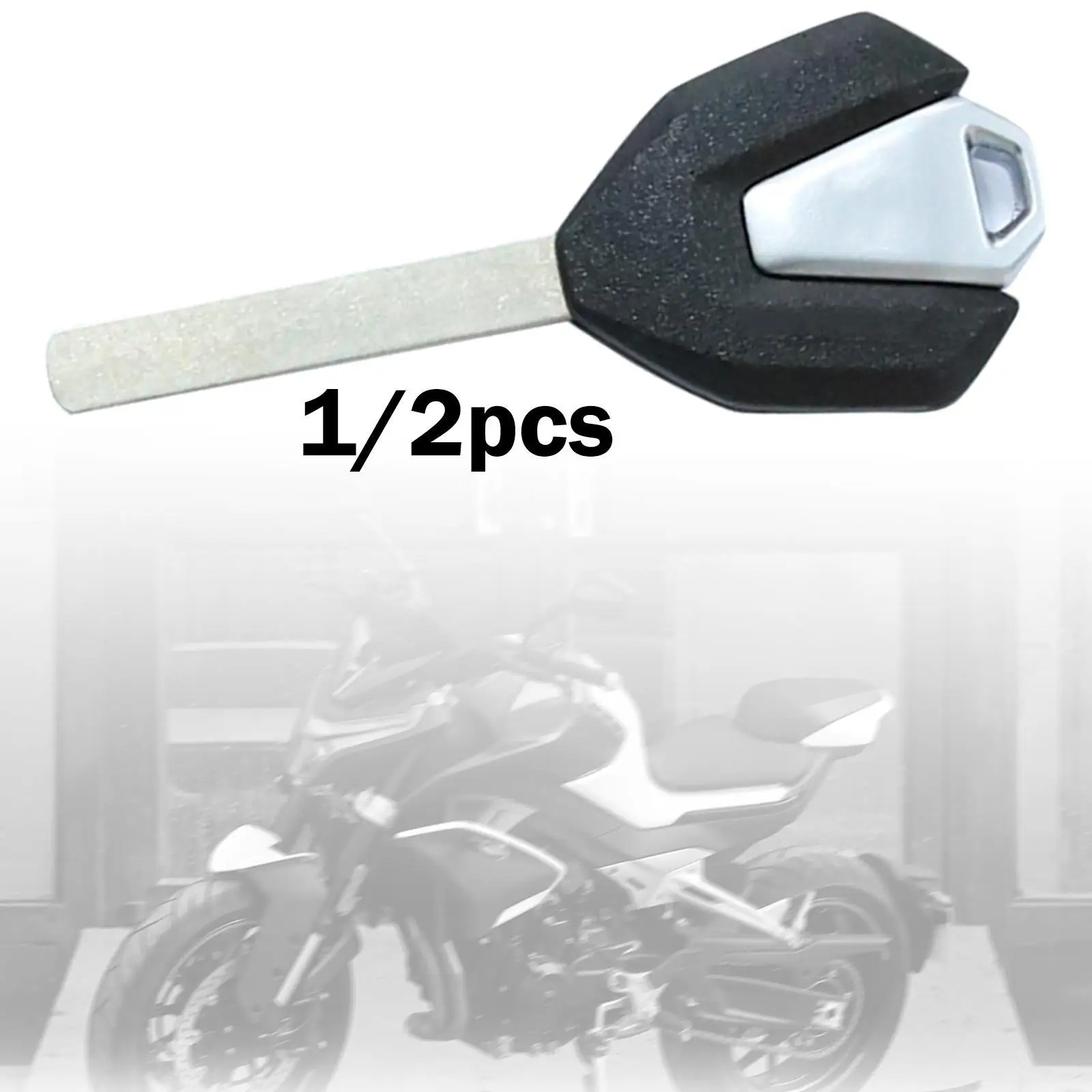 Metal Motorcycle Blank Key Uncut Replacement Sturdy Spare Part for CFMOTO 250SR NK Vehicle Systems