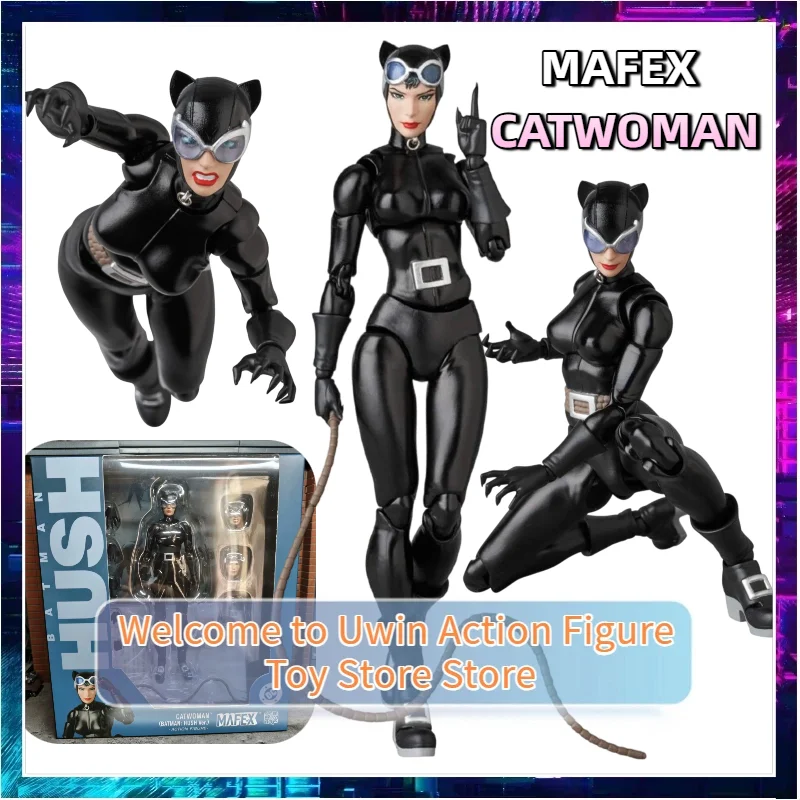 

[48Hours Shipping] 100% Official Genuine Medicom MAFEX Comic Edition Silent Catwoman Activating Doll Model Toy Collection Gifts