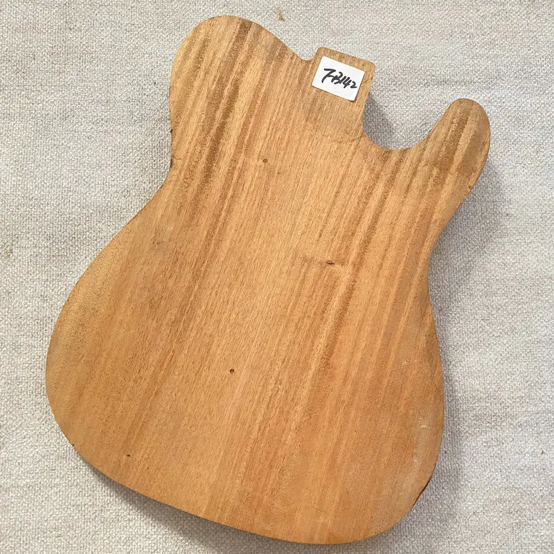 FB142  Raw Uncut  Solid Redwood  Tele Electric Guitar Body Materials DIY Unfinished No Paints Replae Parts  Right Hand