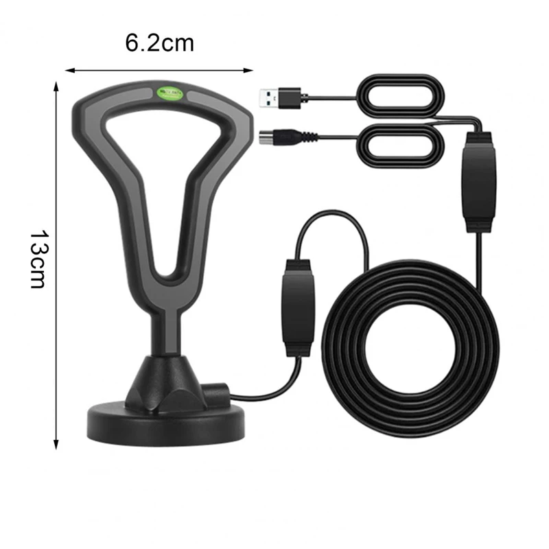 AMPLIFICADOR DE antena aérea Universal Hdtv, recepción de señal de baja latencia de alta ganancia para mejorar la Tv Digital interior, mano de obra fina