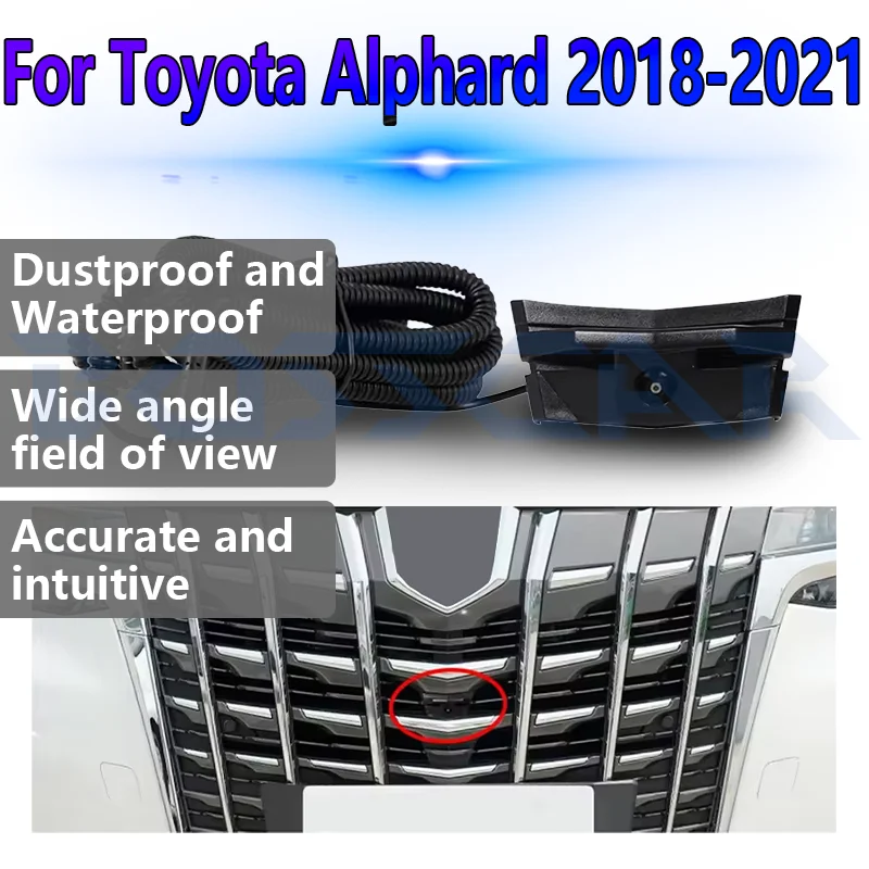 

Для Toyota Alphard 2018-2021 автомобильная камера переднего вида AHD OEM ночного видения «рыбий глаз» широкий угол 150 ° Система мониторинга парковки камеры