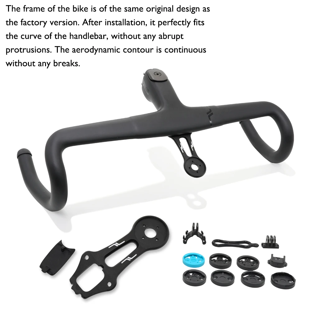 Custom Bike Computer Mount for SES AR Handlebar | Compatible with Wahoo & Garmin | Integrated Cycling Accessory for Road Bikes