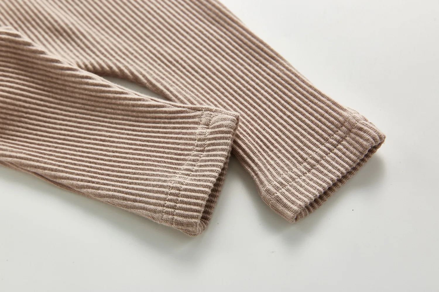 Frühling Und Herbst Neugeborenen Baby Jungen Und Mädchen Baumwolle Einfarbig Hohe Taille Leggings Kinder Mode Baby Kleidung – Detail 11
