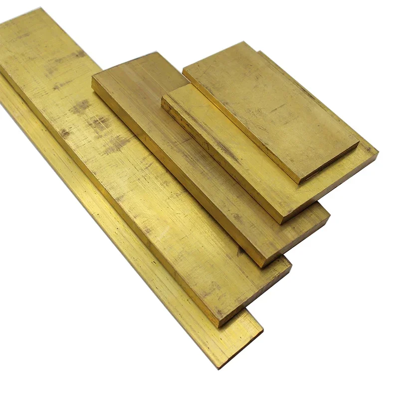 Brass Flat Bar Strip Plate Multiple Lengths