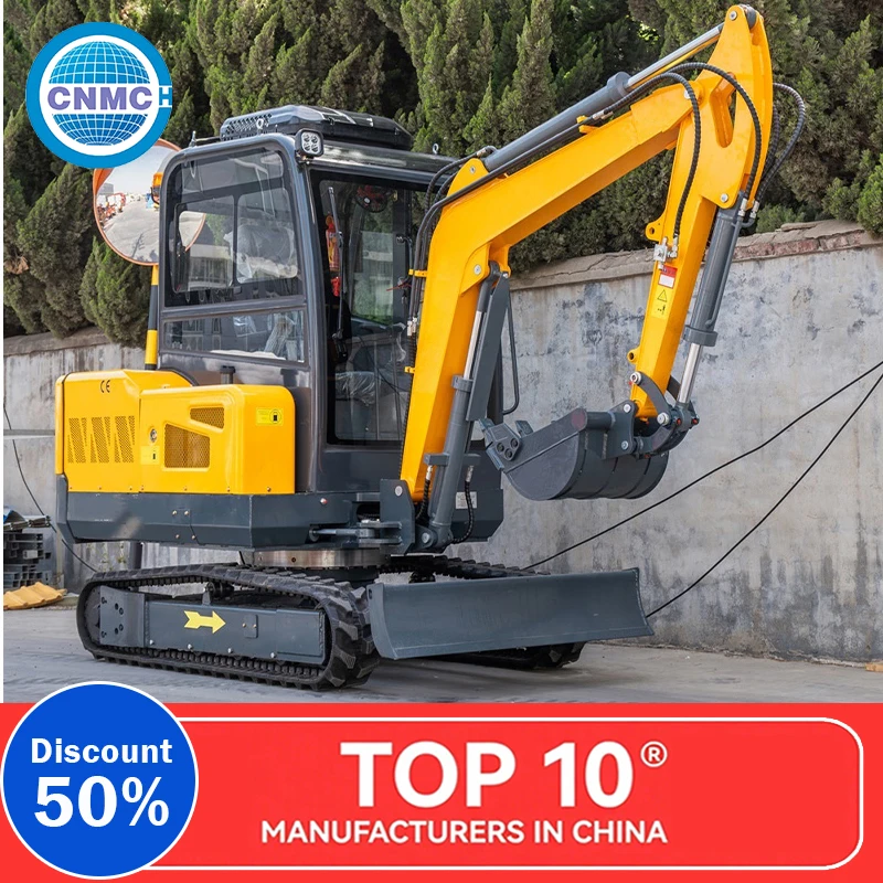 حفارات متعددة الوظائف آلة حفارة البناء الصغيرة سهلة التشغيل المدمجة عالية الجودة حديقة المزرعة القابلة للتخصيص