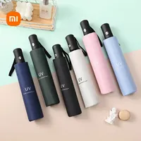 Xiaomi 8 Ribs  Travel Rain Sun Umbrellas  Windproof Multi-color Travel Umbrella  Automatic Open And Close