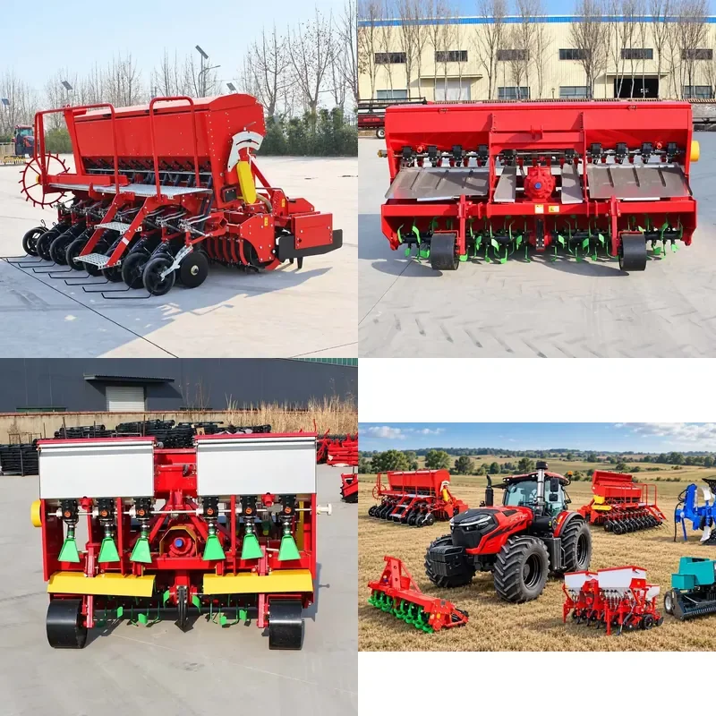 Agricultural Seeders Rice Seeder Manual Hand Push Planter for Farm Garden Vegetable Grain Corn Wheat Sowing Machine Tool