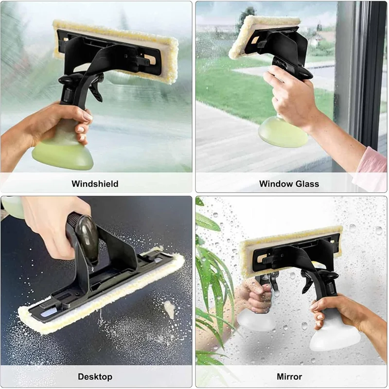 A01V-For Karcher WV1 WV2 WV5 WV7 Replacement Attachments- Spray Bottle, Nylon Sticker, Mop Pad For Window Cleaning Machines 1+2