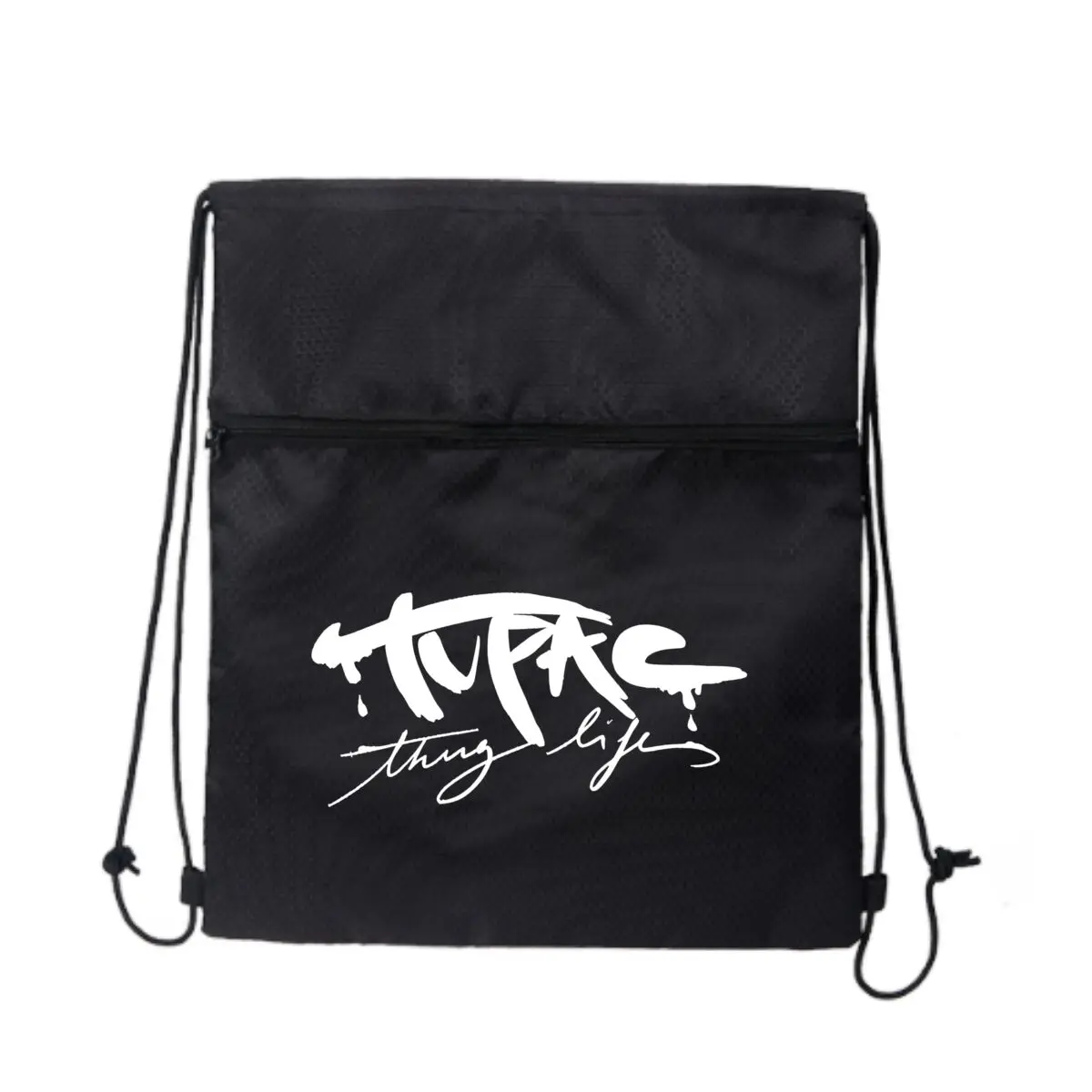 

Tupac Script Hip - Рюкзак на шнурке Hop Legend Tribute — легкий, стильный и просторный — идеально подходит для повседневного использования
