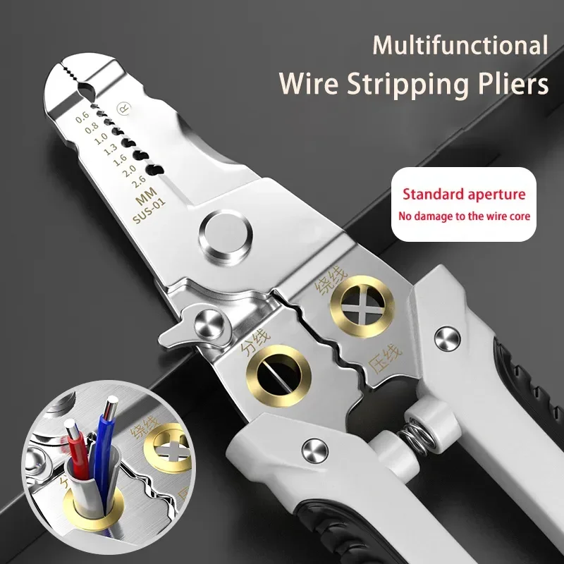 

Wire Stripping Pliers Multifunctional Electrician Special Wire Splitting Pliers Universal Industrial Hardware Tools Cable Pliers