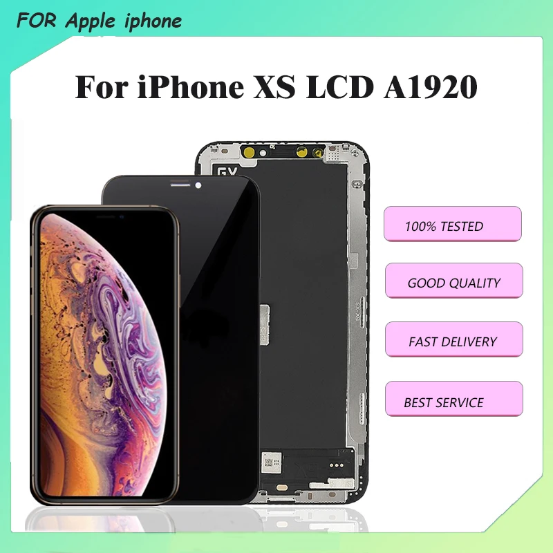 

Оригинальный ЖК-дисплей OLED для iPhone Xs, ЖК-дисплей, сенсорный экран, дигитайзер в сборе, замена для ЖК-дисплея A1920