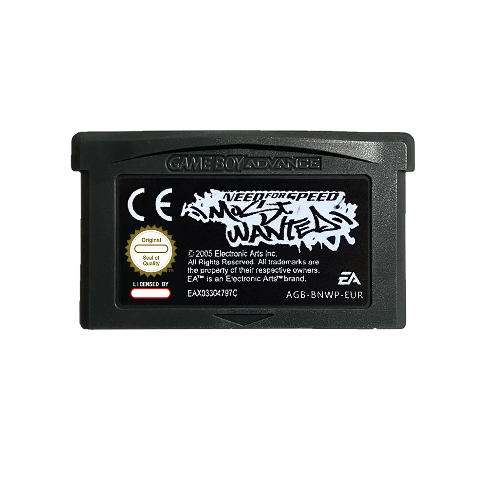 

Need for Speed: Most Wanted GAME BOY ADVANCE Cartridge 32 Bit Video Game For Nintendo GBA/SP/NDS Console - English Language