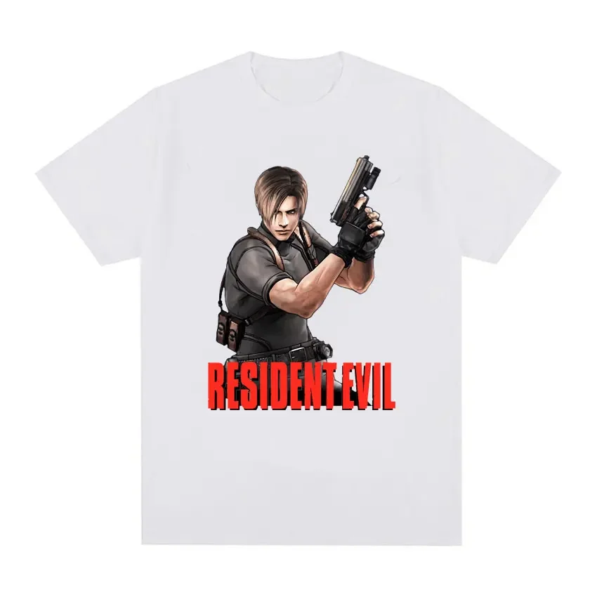 Edición limitada Leon S. Kennedy Resident Evil camiseta para mujer, Estética de moda, grande, Retro, moderna, fresca