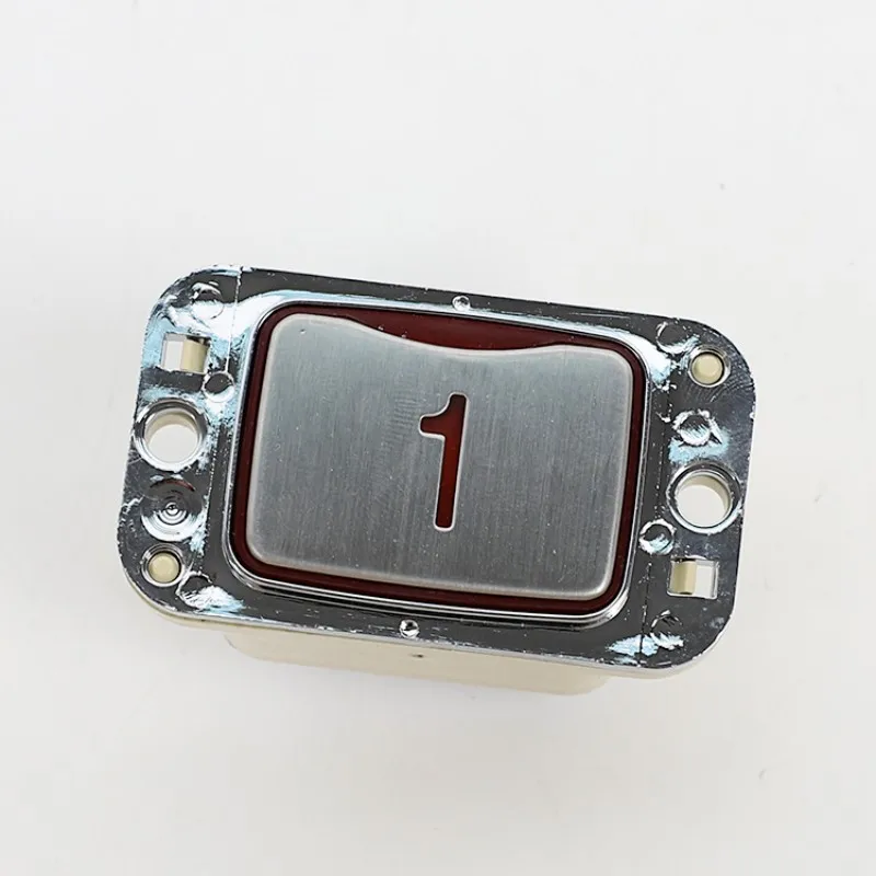 5PCS Elevator Push Button AK24 KA141 MTD260 A4J10136 For LG SIGMA Accessories Square Red 4-Wire With Braille Lift Parts