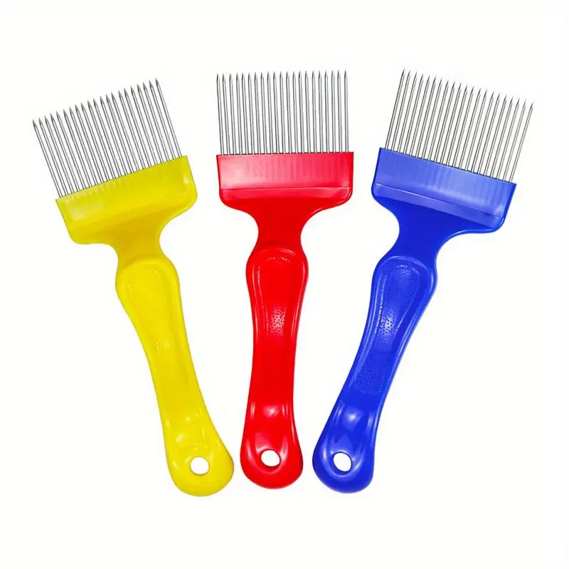 1Pc Beekeeping Shovel Honey Spatula Anti Slip Handle 21 Needle Cut Honey Knife Spur Tooth Beehive Tool
