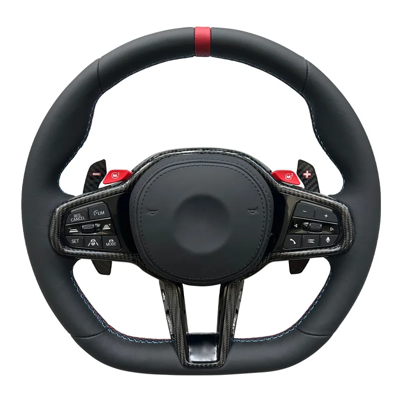 

Suitable for BMW 1234567 Series X1X2X3X4X5X6F30F10M4G20G30 steering wheel modification with carbon fiber