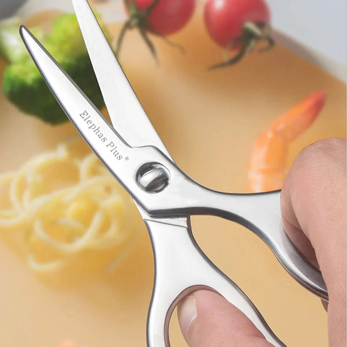 Baby Food Scissors - Surgical Stainless Steel | BPA-Free Infant Meal Cutter, Dishwasher Safe | Toddler Feeding Tool