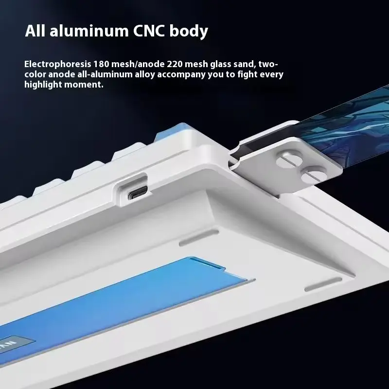 Atk Edge 60/63he لوحة مفاتيح التبديل المغناطيسي 8k معدل التجديف سبائك الألومنيوم مبادلة ساخنة Rgb Rt 0.01 مللي متر هدية مريحة لوحة مفاتيح الألعاب #4