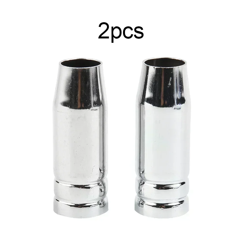 Mig soldadas cônico bocal guardas mortalha Binzel estilo máquina de solda, empurrador pneumático, gás Push On, Binzel MB25, 2pcs