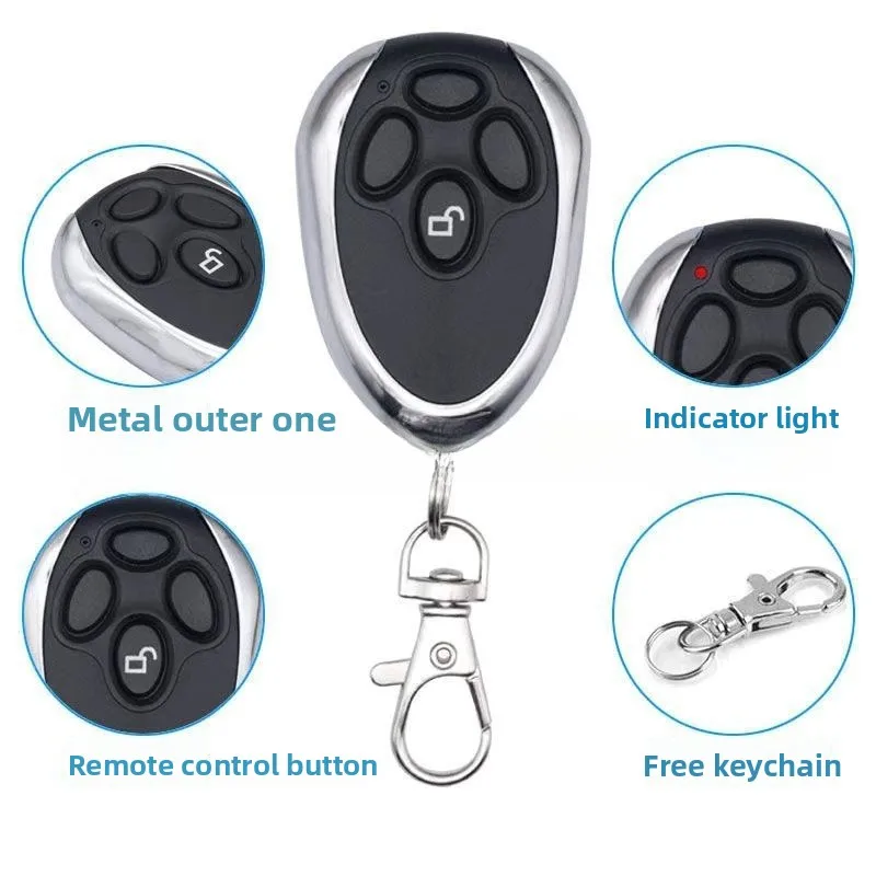 Safety Protection Garage Door Rolling Code Remote Control Old Door Universal Original Flap Door Key Red Risheng