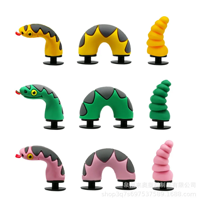 New Shoe Decorations Novelty 3D Dragon Style Garden Shoes Accessories for Crocs Charm Ornaments Kids Gift Hole Shoe Decoration