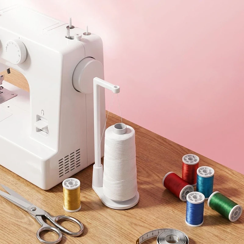 2PCS Vertical Spool Thread Stand Sewing Machine Cone Thread Holder Anti-Tangle Thread Guide Accessory for Sewing & Embroidery