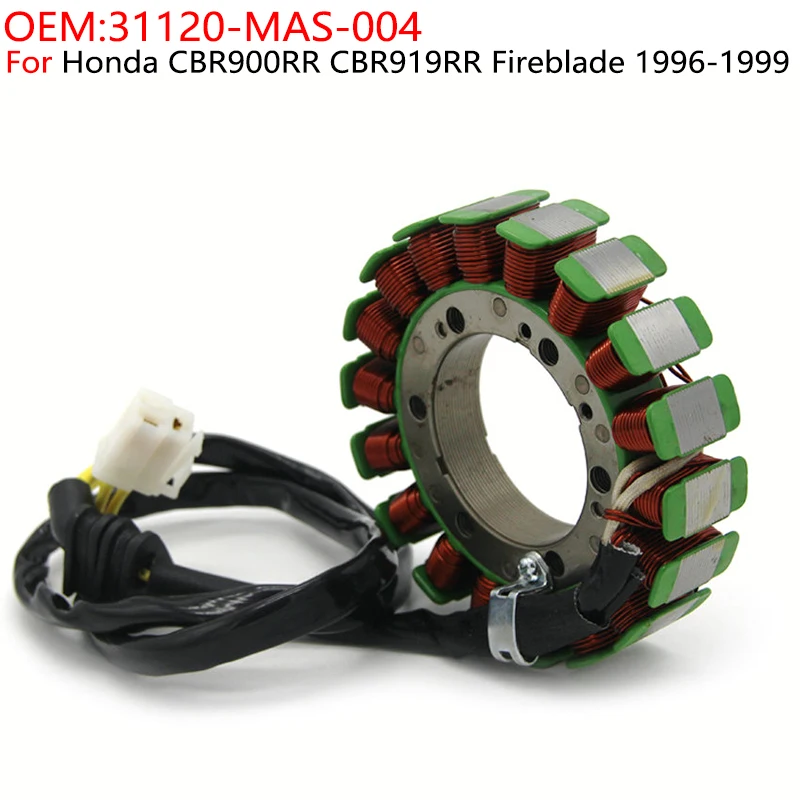 

Motorcycle Generator Ignition Stator Coil For Honda CBR919RR CBR900RR CBR 919 900 RR Fireblade 1996 1997 1998 1999 31120-MAS-004