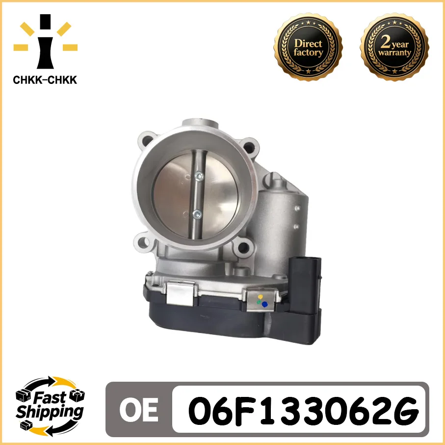 CHKK-CHKK Throttle Body 06F133062G Auto Parts For Audi A3 A4 A5 A6 Q5 TT VW Beetle CC EOS Jetta Passat Tiguan 2.0L I4
