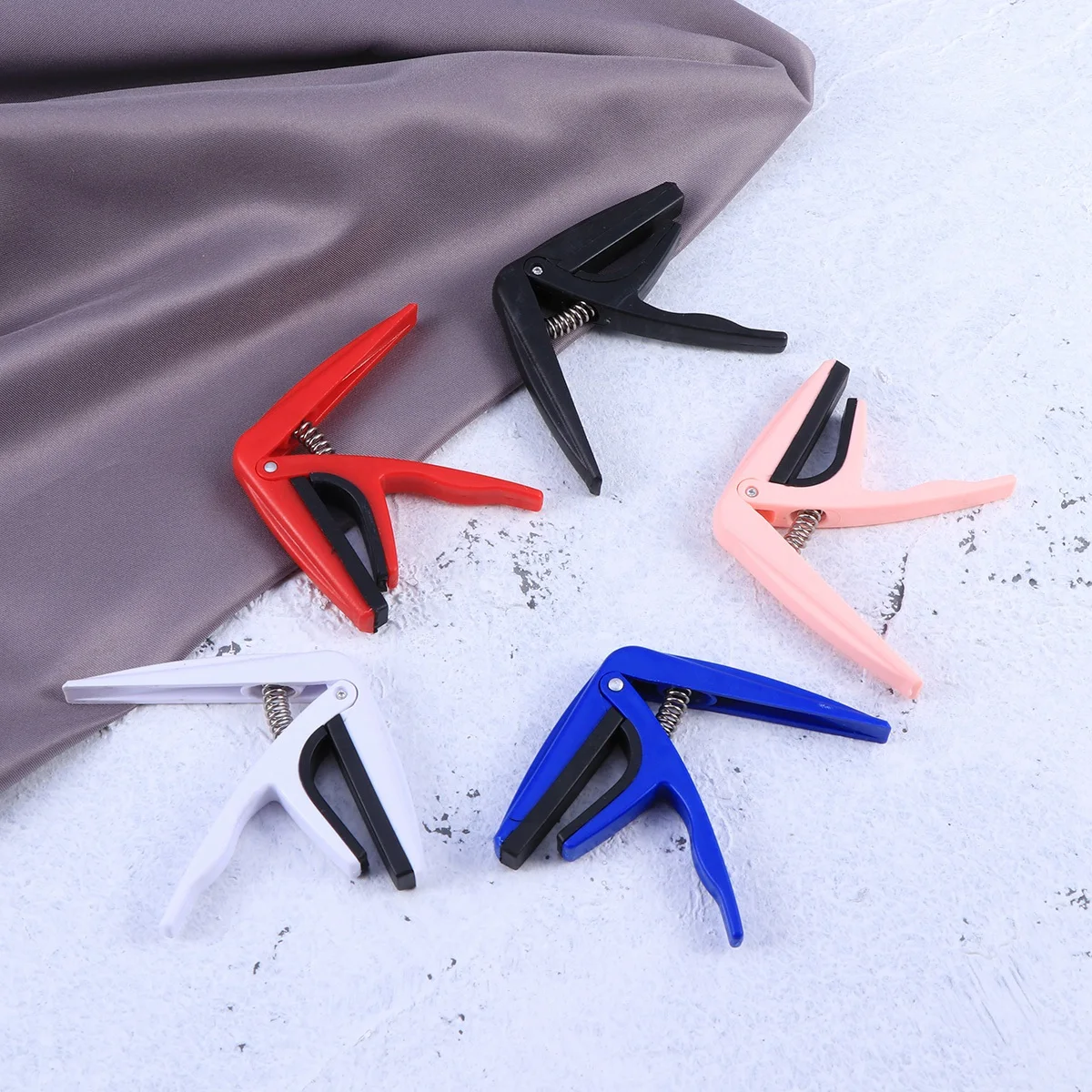 

Ukulele Capo Acoustic Ukelele Clamp Clip On Instrument Accessories Guitar Capos Zinc Alloy Resistant Silicone