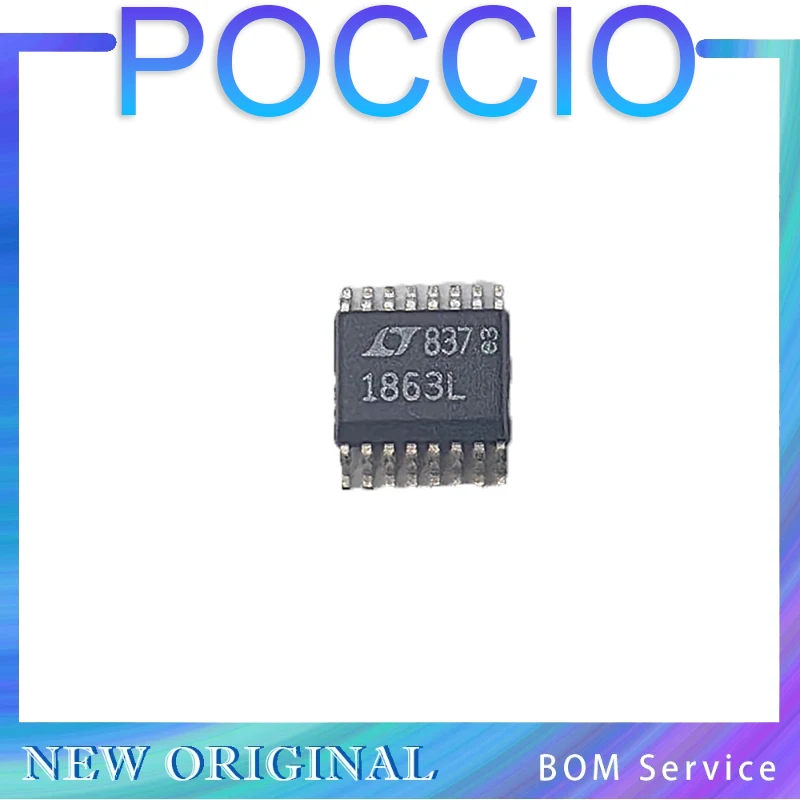 LTC1863LCGN LTC1863LIGN LTC1863 - Micropower, 3V, 12-bit, 8-Channel 175ksps ADCs